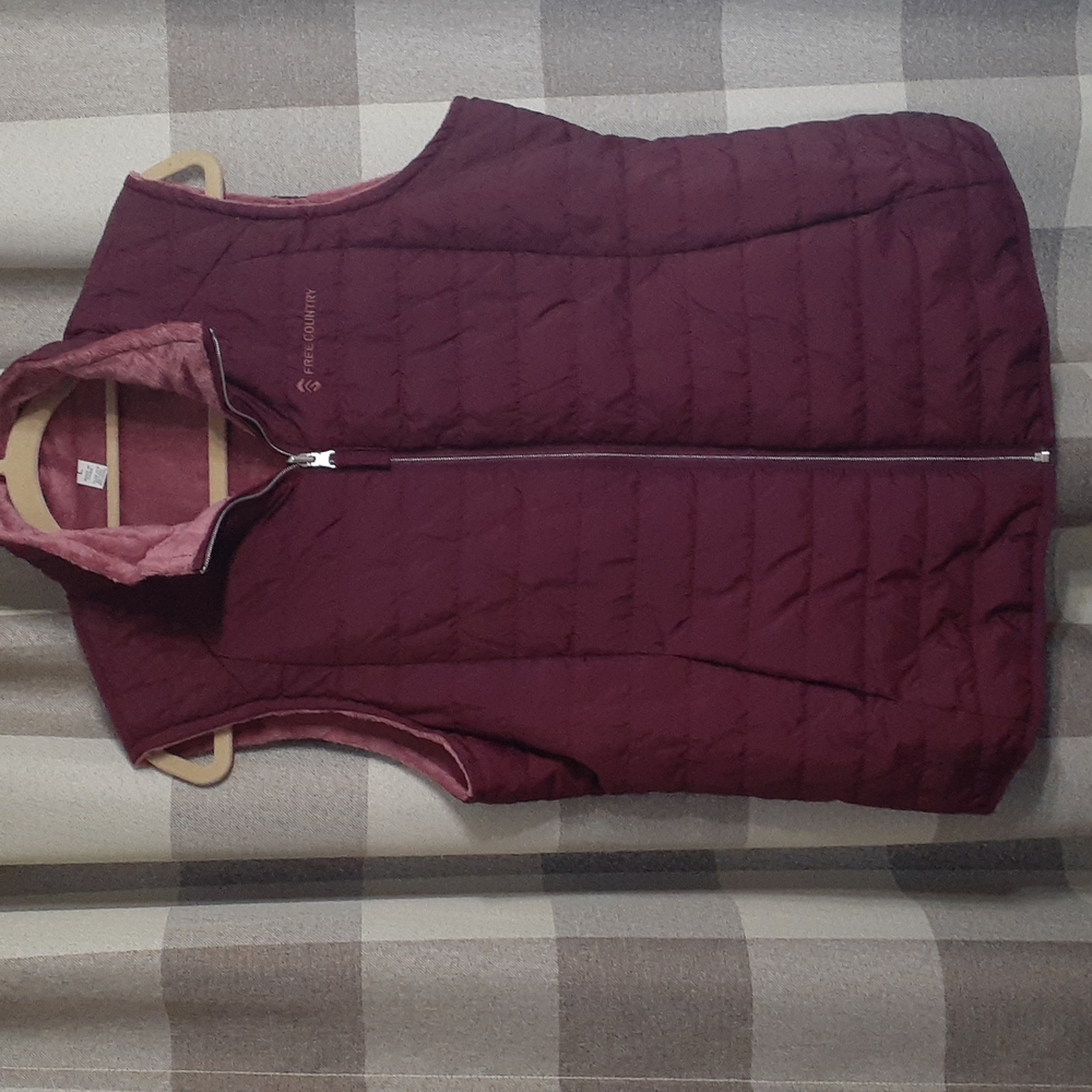 Free Country Vest Reversible Size Large NWOT